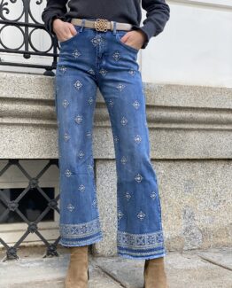 Jeans bordados Isabella