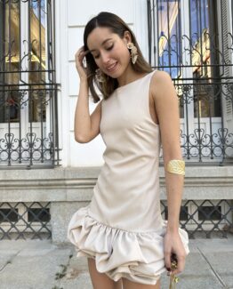 Vestido Viena beige