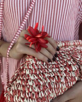 Anillo flor rouge