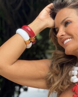 Brazalete Venecia rojo