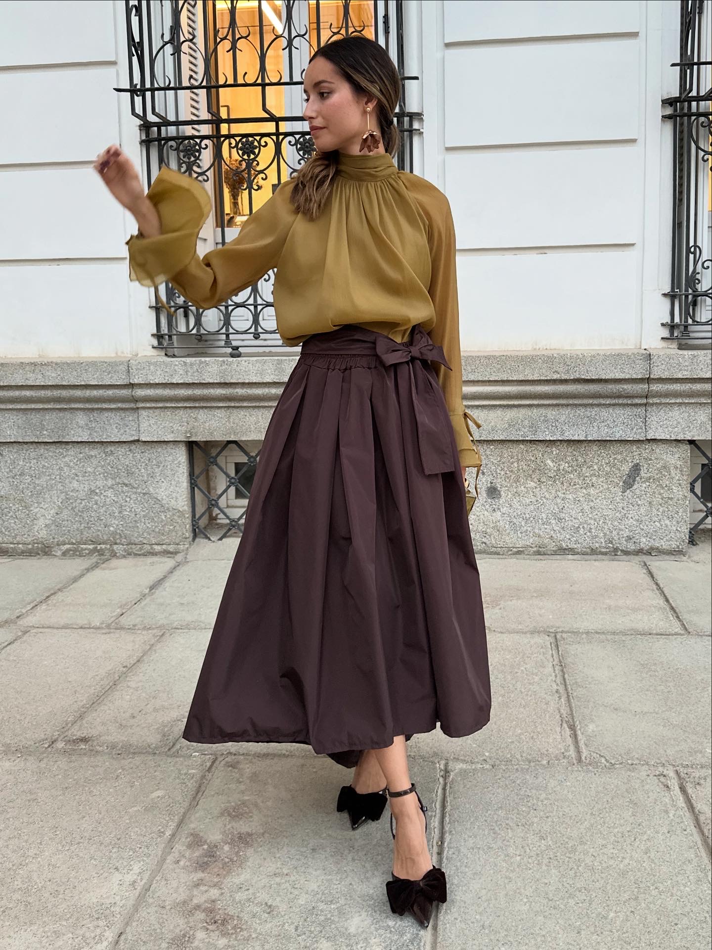 Falda Triana chocolate - Imagen 3