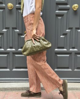 Pantalon rayas teja