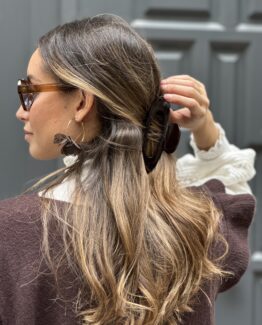 Pinza del pelo chocolate