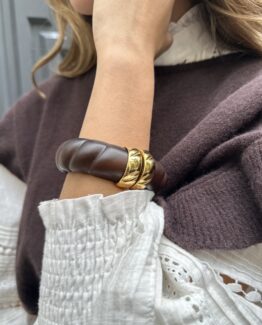 Brazalete mate siena chocolate