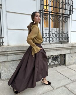 Falda Triana chocolate