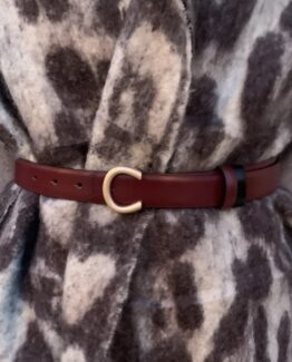 cinturon piel reversible burdeos