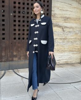 Abrigo London azul marino