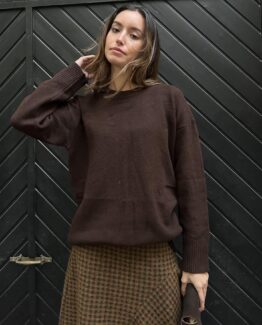 Jersey oversize chocolate