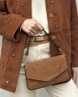 Bolso de piel Madrid camel