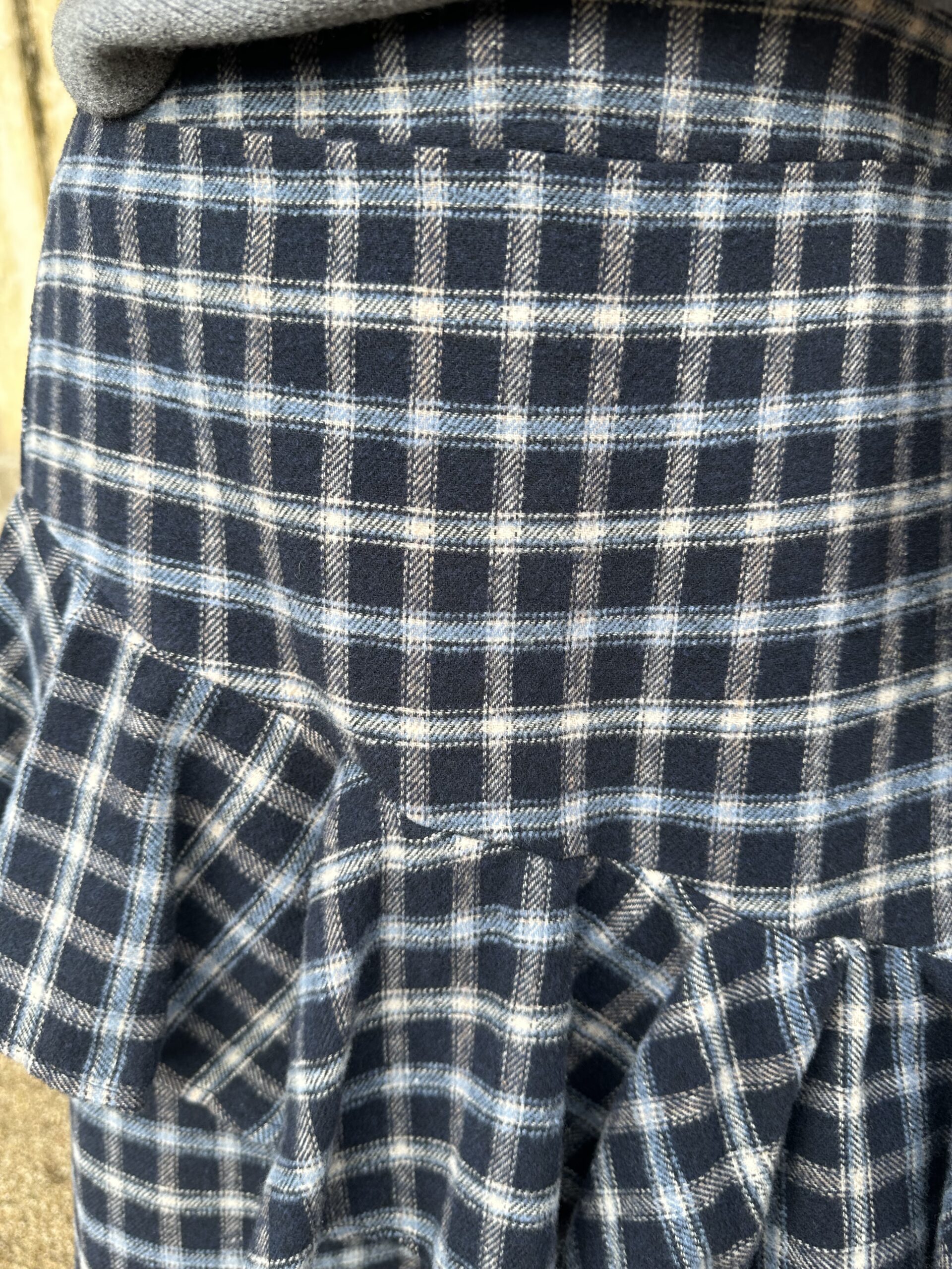 Falda Micaela cuadros azul - Imagen 4