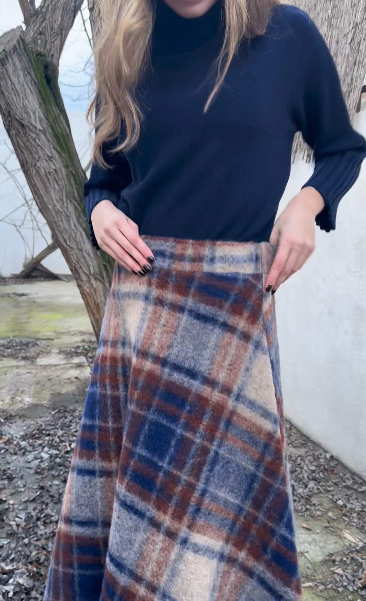 Falda tramontana cuadros - Imagen 2