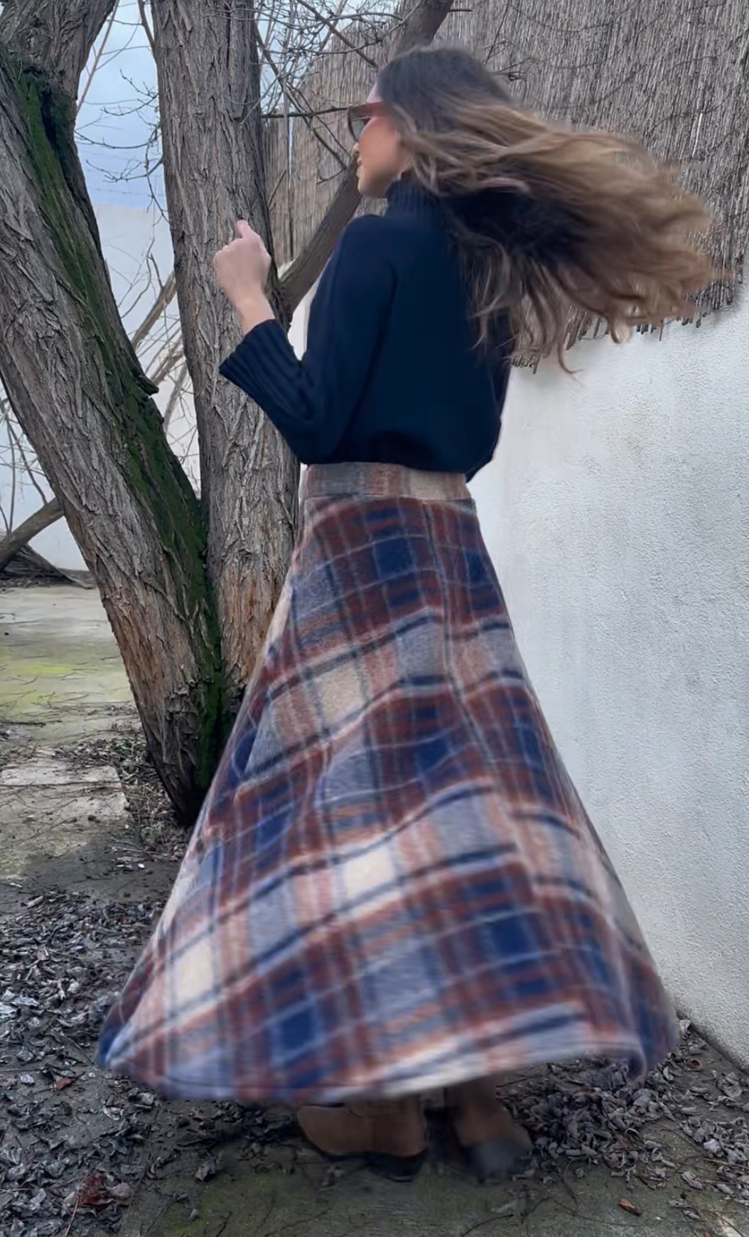 Falda tramontana cuadros - Imagen 3