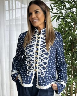 Chaqueta flor liberty napoleónica