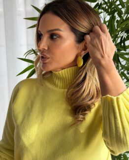 Pendiente Córcega limón