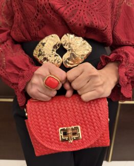 Bolso siena rojo