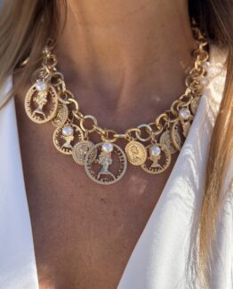 Collar monedas