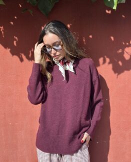 Jersey oversize Burgundy
