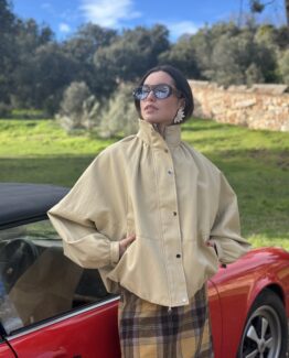 Chaqueta piel butter yellow limited edition