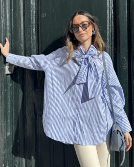 Camisa rayas lazada oversize