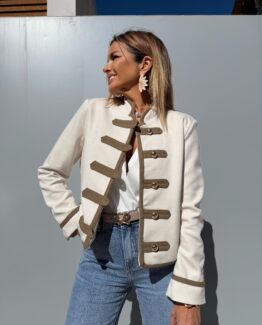 Chaqueta nicoletta beige