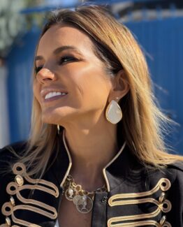 Pendiente Trinidad Ivory