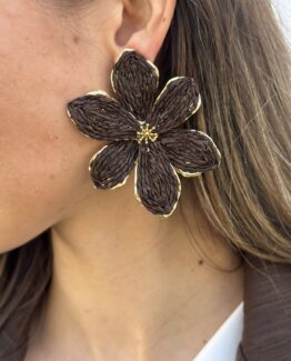 Pendiente Maxi flor