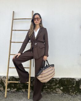 Pantalón design limited edition chocolate