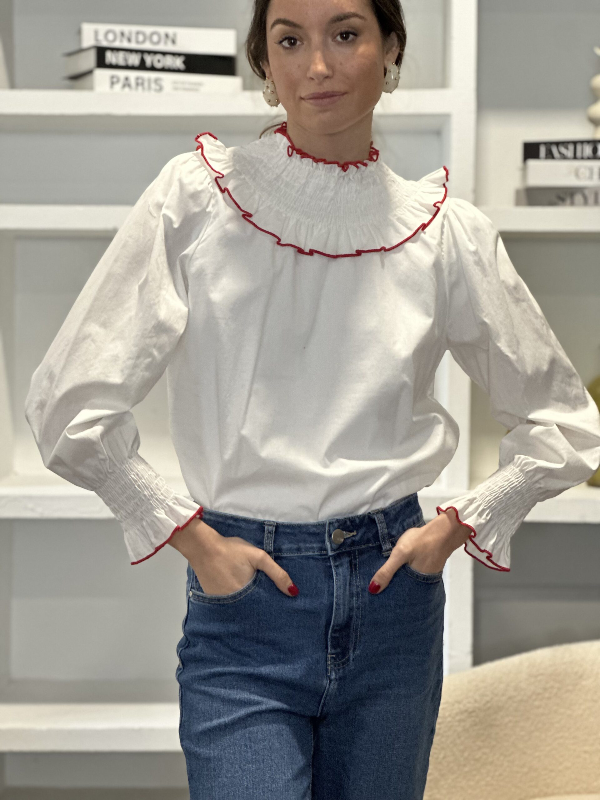 Blusa lucia blanca - Imagen 4