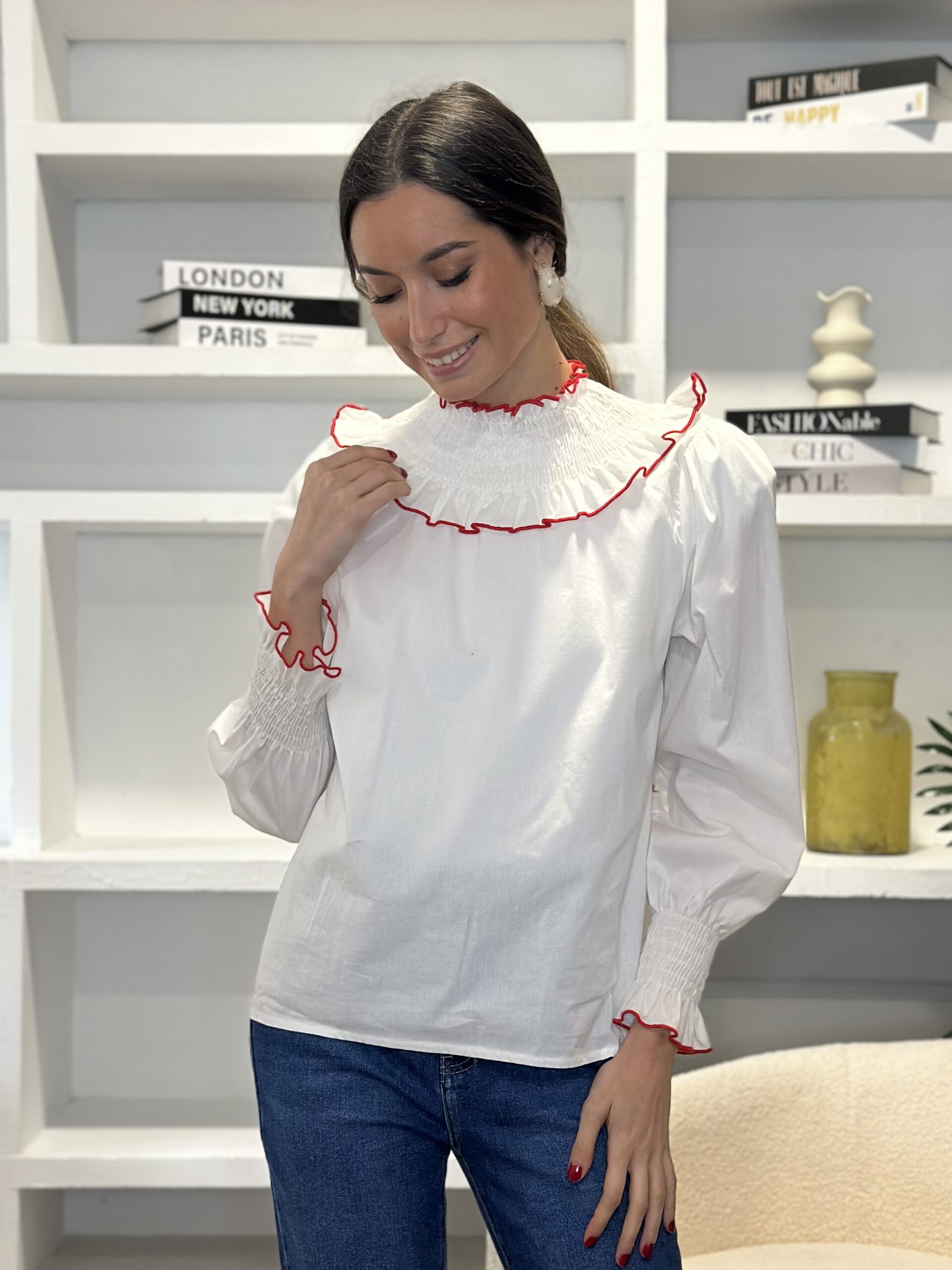 Blusa lucia blanca - Imagen 3