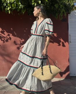 Vestido habana rayas