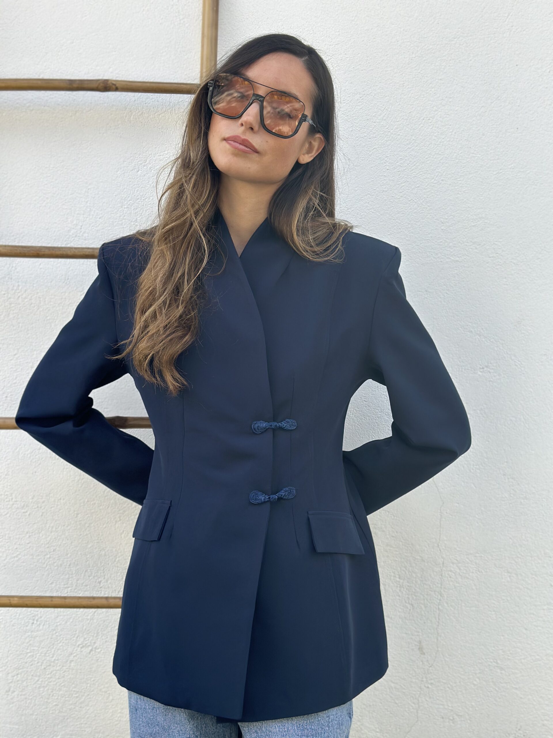 Blazer azul marino alamar - Imagen 3