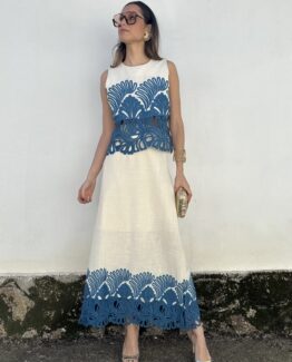 Conjunto roma lace Blue
