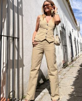 Conjunto chaleco pantalón Niza
