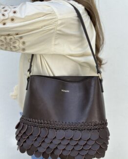 Bolso chocolate láser cutting