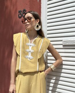Conjunto Singapur butter yellow