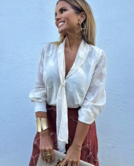 Blusa lame dorado candela