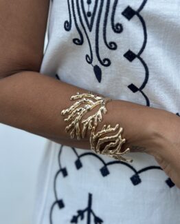 Brazalete dorado sheashell