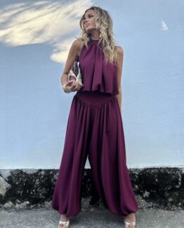 Conjunto Micaela vino tinto